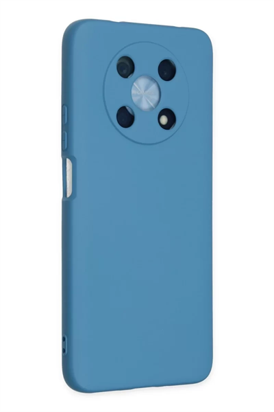 Huawei Nova Y90 Kılıf Nano içi Kadife Silikon - Mavi