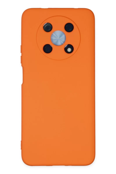Huawei Nova Y90 Kılıf Nano içi Kadife Silikon - Turuncu