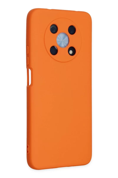 Huawei Nova Y90 Kılıf Nano içi Kadife Silikon - Turuncu