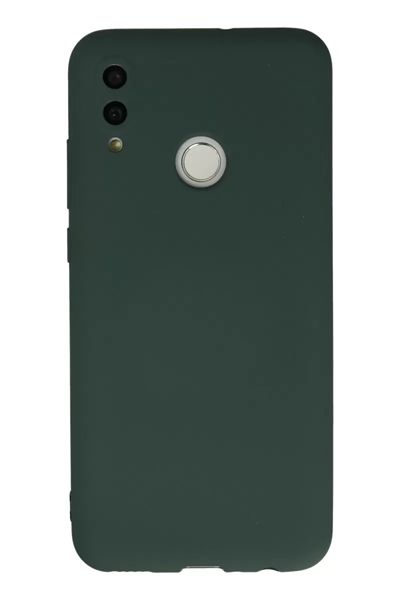 Huawei P Smart 2019 Kılıf Nano içi Kadife Silikon - Koyu Yeşil