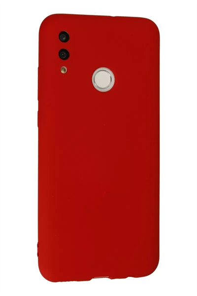 Huawei P Smart 2019 Kılıf Nano içi Kadife Silikon - Kırmızı