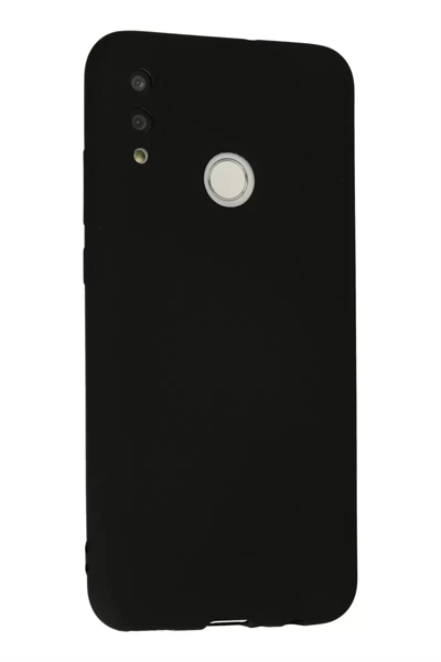 Huawei P Smart 2019 Kılıf Nano içi Kadife Silikon - Siyah