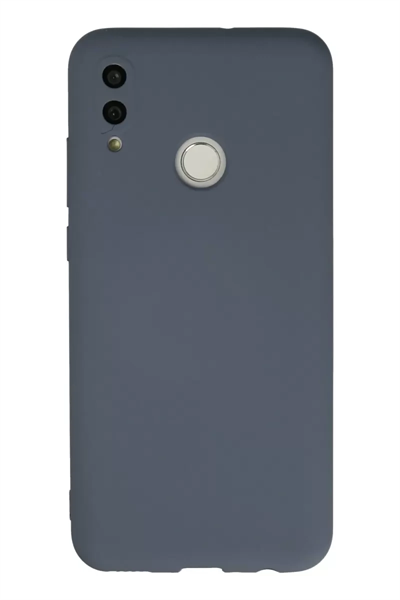 Huawei P Smart 2019 Kılıf Nano içi Kadife Silikon - Gri
