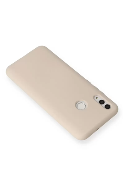 Huawei P Smart 2019 Kılıf Nano içi Kadife Silikon - Pudra