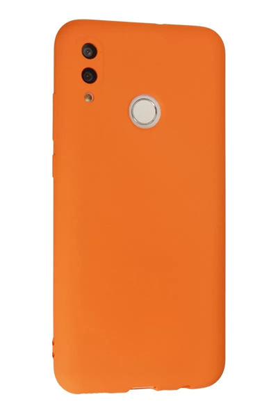 Huawei P Smart 2019 Kılıf Nano içi Kadife Silikon - Turuncu