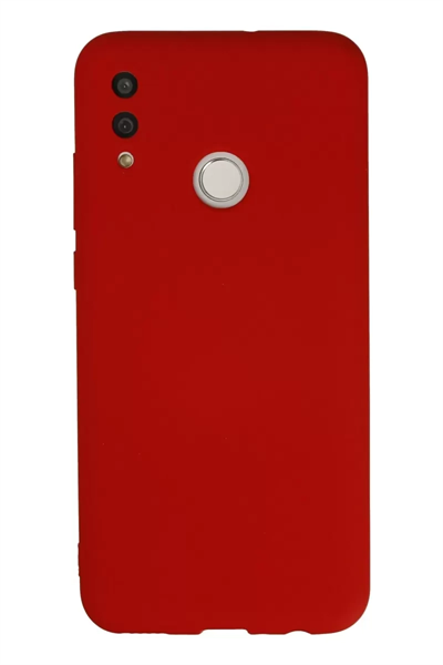 Huawei P Smart 2019 Kılıf Nano içi Kadife Silikon - Kırmızı