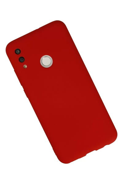 Huawei P Smart 2019 Kılıf Nano içi Kadife Silikon - Kırmızı