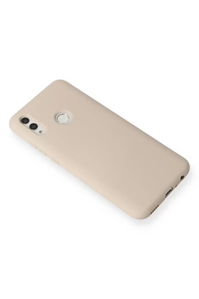 Huawei P Smart 2019 Kılıf Nano içi Kadife Silikon - Pudra