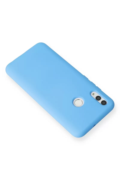 Huawei P Smart 2019 Kılıf Nano içi Kadife Silikon - Mavi
