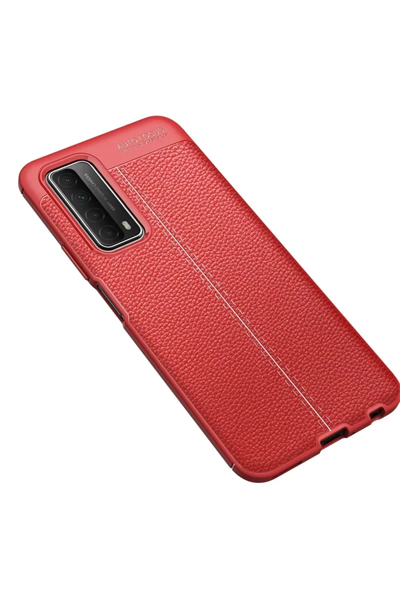 Huawei P Smart 2021 Kılıf Auto Focus Kapak - Kırmızı