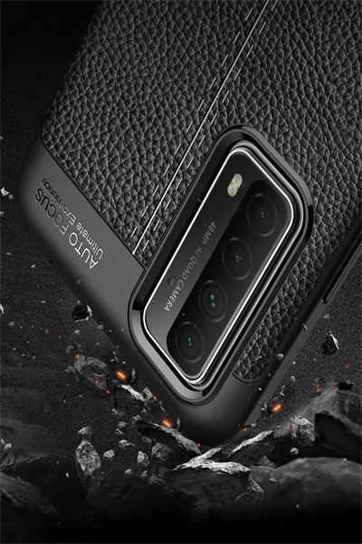 Huawei P Smart 2021 Kılıf Auto Focus Kapak - Kırmızı