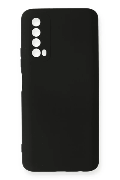 Huawei P Smart 2021 Kılıf Nano içi Kadife Silikon - Siyah
