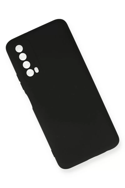 Huawei P Smart 2021 Kılıf Nano içi Kadife Silikon - Siyah