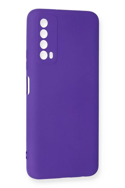Huawei P Smart 2021 Kılıf Nano içi Kadife Silikon - Mor