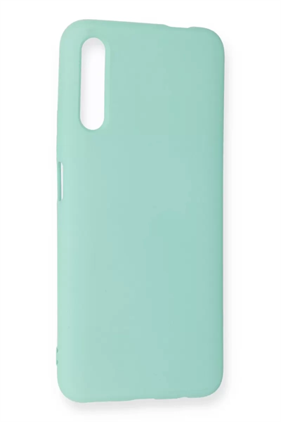 Huawei P Smart Pro / Y9S Kılıf Nano içi Kadife Silikon - Turkuaz