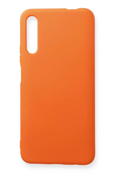 Huawei P Smart Pro / Y9S Kılıf Nano içi Kadife Silikon - Turuncu