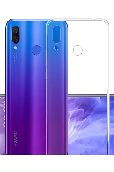 Huawei P20 Lite Kılıf Lüx Şeffaf Silikon
