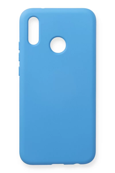 Huawei P20 Lite Kılıf Nano içi Kadife Silikon - Mavi