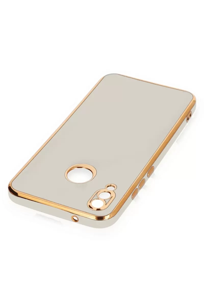 Huawei P20 Lite Kılıf Volet Silikon - Beyaz