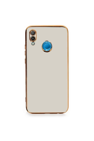 Huawei P20 Lite Kılıf Volet Silikon - Beyaz