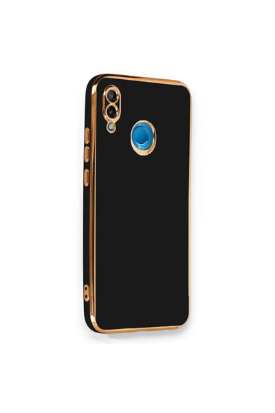 Huawei P20 Lite Kılıf Volet Silikon - Siyah