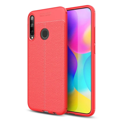 Huawei P40 Lite E Kılıf Auto Focus Kapak - Kırmızı