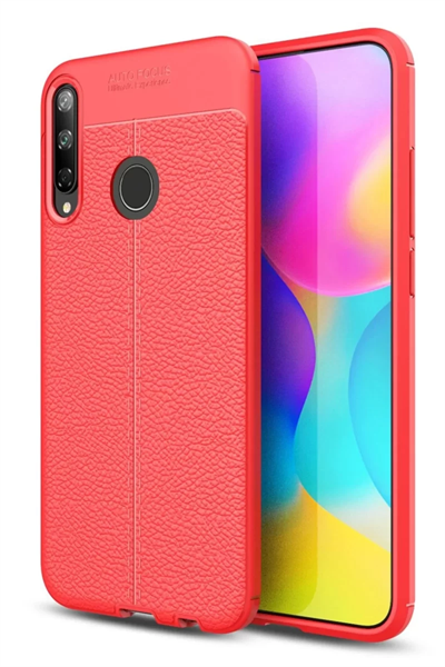 Huawei P40 Lite E Kılıf Auto Focus Kapak - Kırmızı