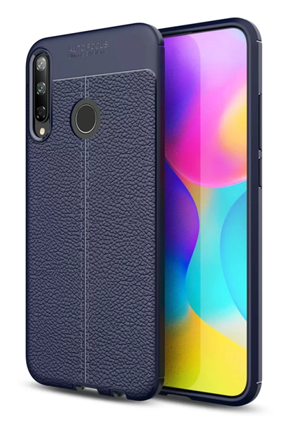 Huawei P40 Lite E Kılıf Auto Focus Kapak - Lacivert