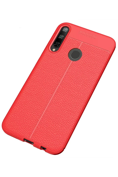 Huawei P40 Lite E Kılıf Auto Focus Kapak - Kırmızı