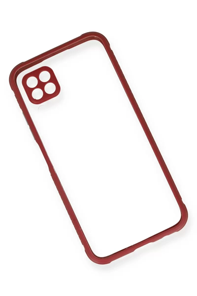Huawei P40 Lite Kılıf Miami Şeffaf Silikon - Fuşya