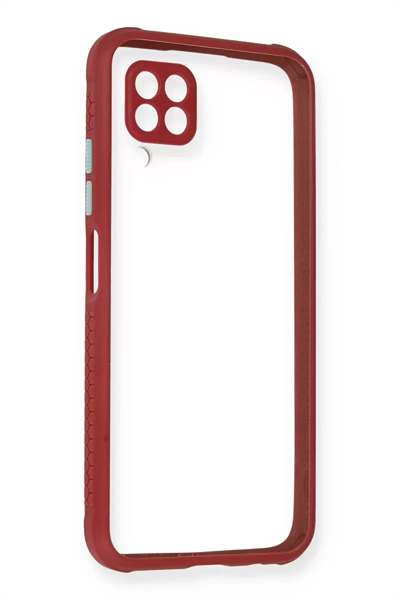 Huawei P40 Lite Kılıf Miami Şeffaf Silikon - Fuşya