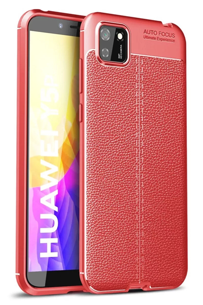 Huawei Y5P Kılıf Auto Focus Kapak - Kırmızı