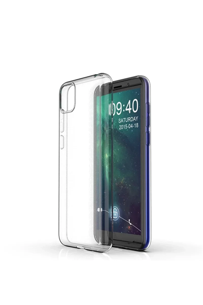 Huawei Y5P Kılıf Lüx Şeffaf Silikon - Şeffaf