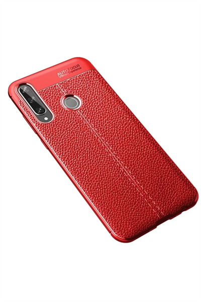 Huawei Y6P Kılıf Auto Focus Kapak - Kırmızı