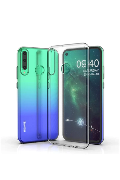 Huawei Y6P Kılıf Lüx Şeffaf Silikon - Şeffaf