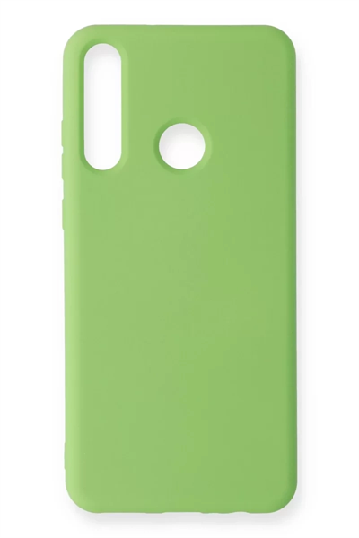 Huawei Y6P Kılıf Nano içi Kadife Silikon - Yeşil