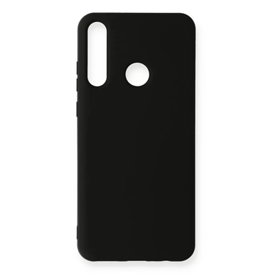 Huawei Y6P Kılıf Nano içi Kadife Silikon - Siyah
