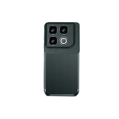 İnfinix GT 20 Pro Kılıf Auto Focus Karbon Kapak - Koyu Yeşil