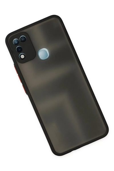 İnfinix Hot 10 Play Kılıf Montreal Silikon Kapak - Siyah