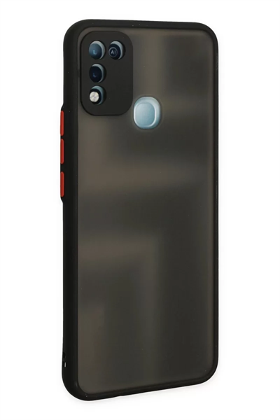 İnfinix Hot 10 Play Kılıf Montreal Silikon Kapak - Siyah
