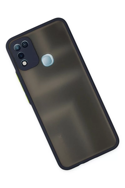 İnfinix Hot 10 Play Kılıf Montreal Silikon Kapak - Lacivert