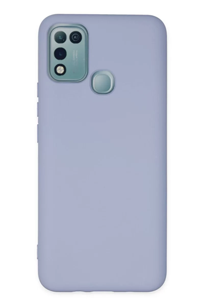 İnfinix Hot 10 Play Kılıf Nano içi Kadife Silikon - Lila