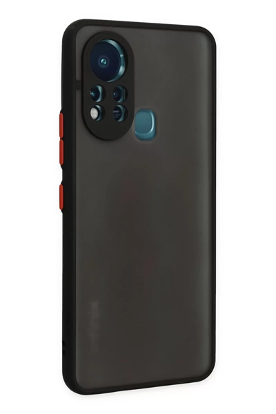İnfinix Hot 11s Kılıf Montreal Silikon Kapak - Siyah