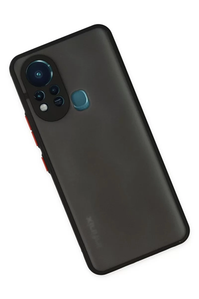İnfinix Hot 11s Kılıf Montreal Silikon Kapak - Siyah