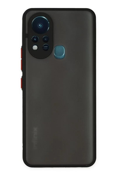 İnfinix Hot 11s Kılıf Montreal Silikon Kapak - Siyah