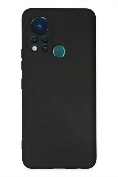 İnfinix Hot 11s Kılıf Nano içi Kadife Silikon - Siyah
