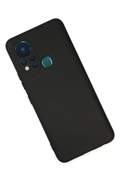 İnfinix Hot 11s Kılıf Nano içi Kadife Silikon - Siyah