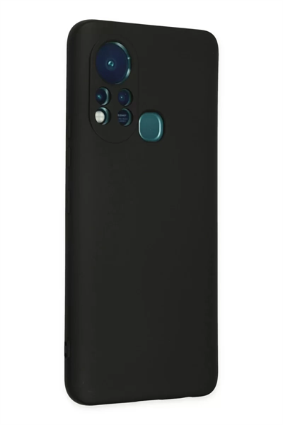 İnfinix Hot 11s Kılıf Nano içi Kadife Silikon - Siyah