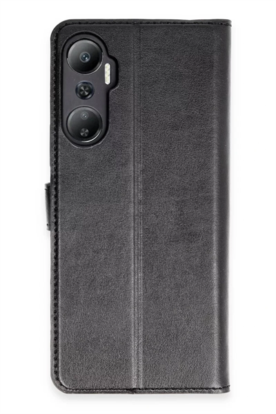 İnfinix Hot 20 Kılıf Trend S Plus Kapaklı Kılıf - Siyah