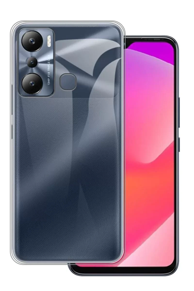 İnfinix Hot 20i Kılıf Lüx Şeffaf Silikon